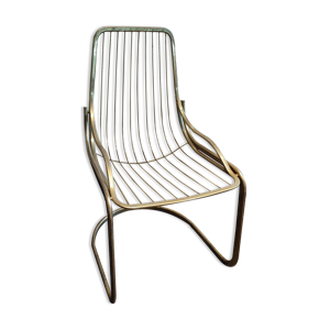 Chaise métallique tubulaire