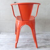 Pair of chairs A 56 - Tolix - Jean Pauchard - 1950-70 - vermilion Red