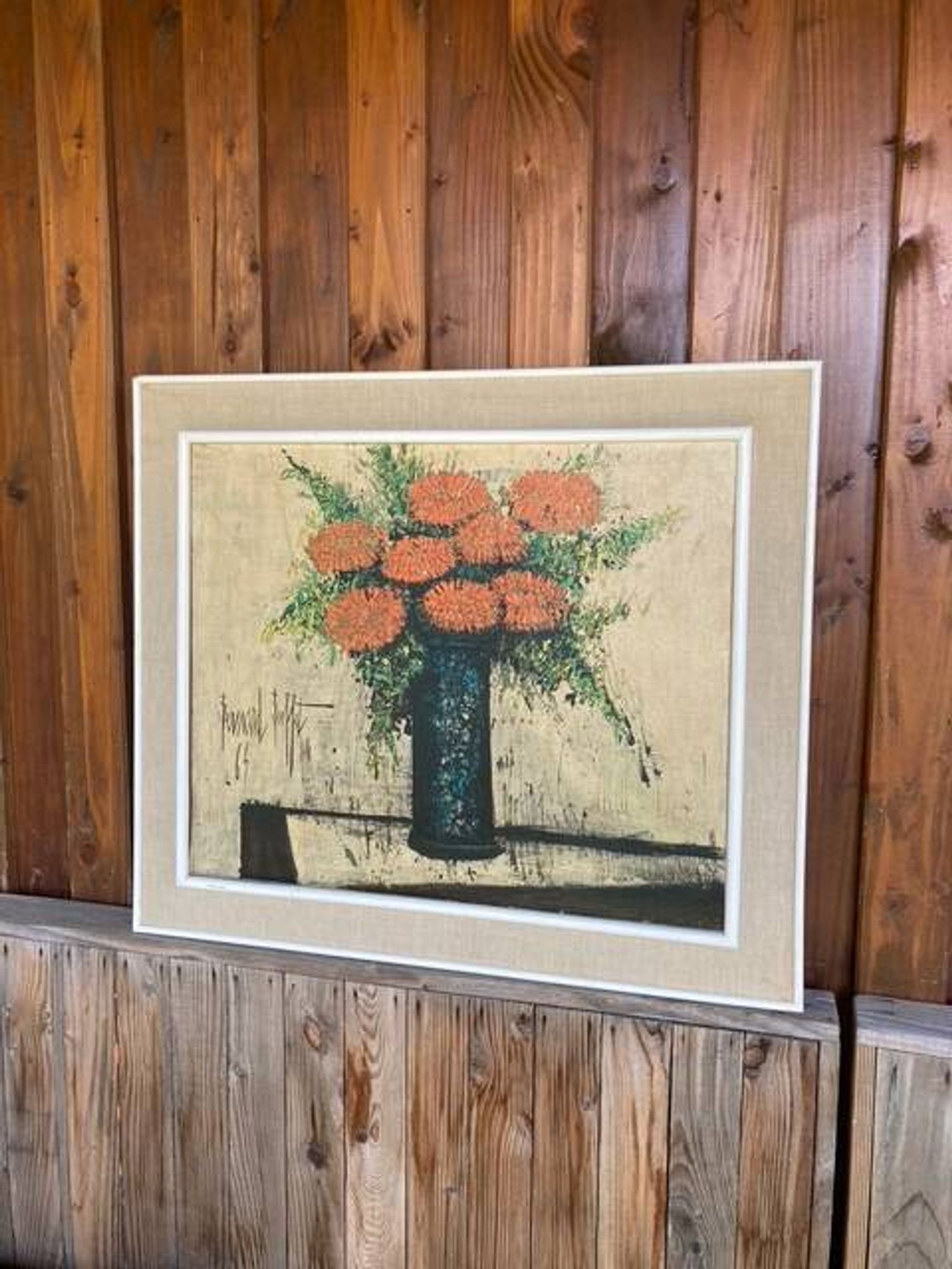 "Bernard Buffet" painting oil reproduction certified and numbered