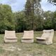Michel Cadestin sofa / 3 Michel Cadestin armchairs