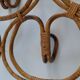 Vintage rattan coat rack by Franco Albini