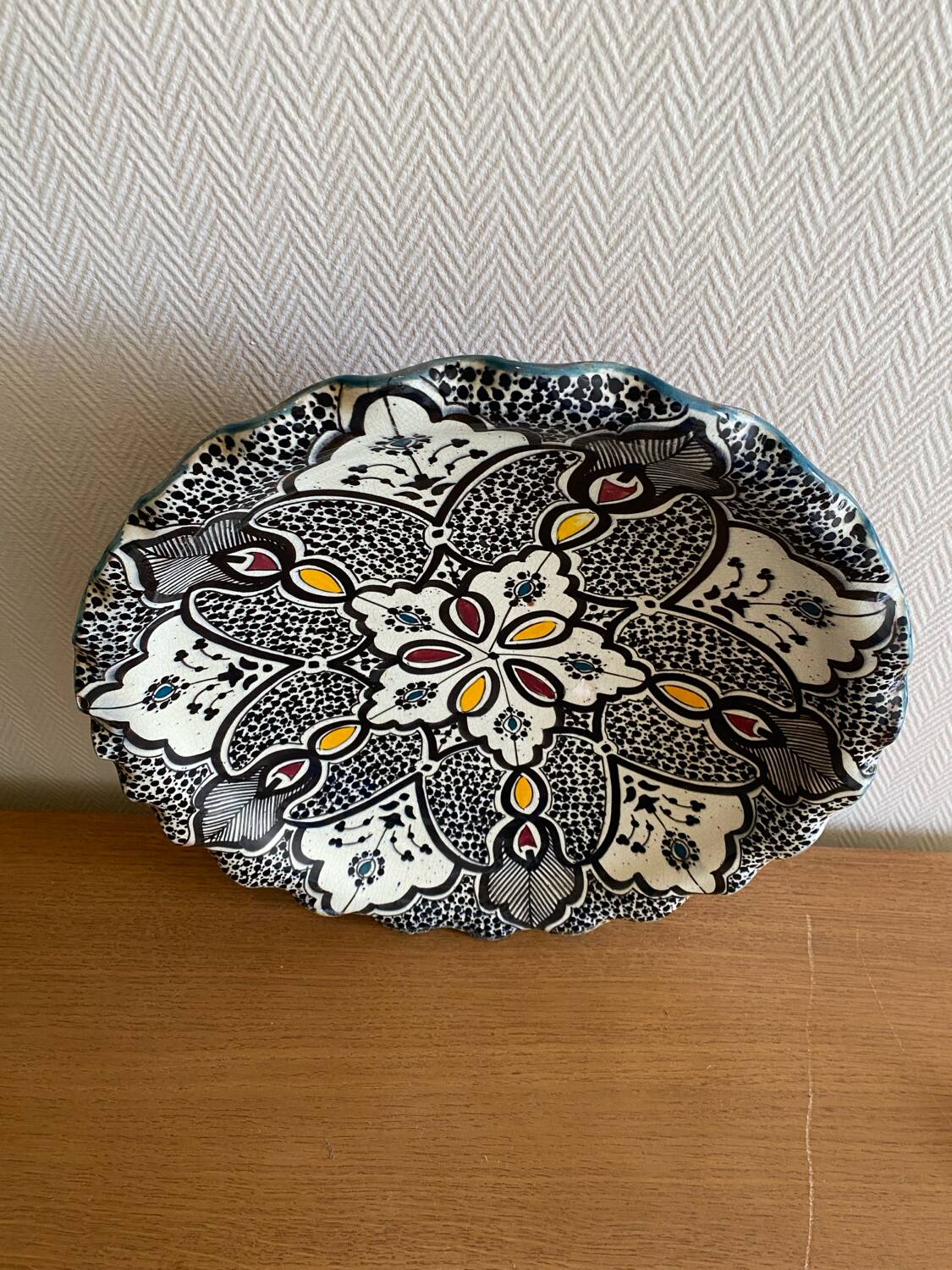 Large Moroccan Safi dish