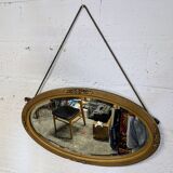 Art Deco Oval Mirror