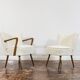 Fauteuils cocktail vintage, Allemagne, années 1950, lot de 2