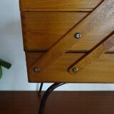 Vintage wood standing worker