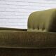 1970s, Danish lounge chair, low, furniture velour, ash wood legs.
