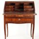 Louis XV style slant-front desk with precious wood veneer, 19th century
