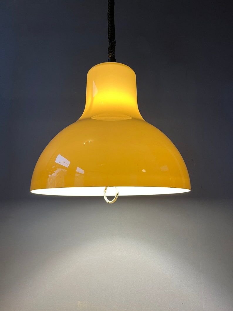 Space Age pendant lamp in acrylic glass