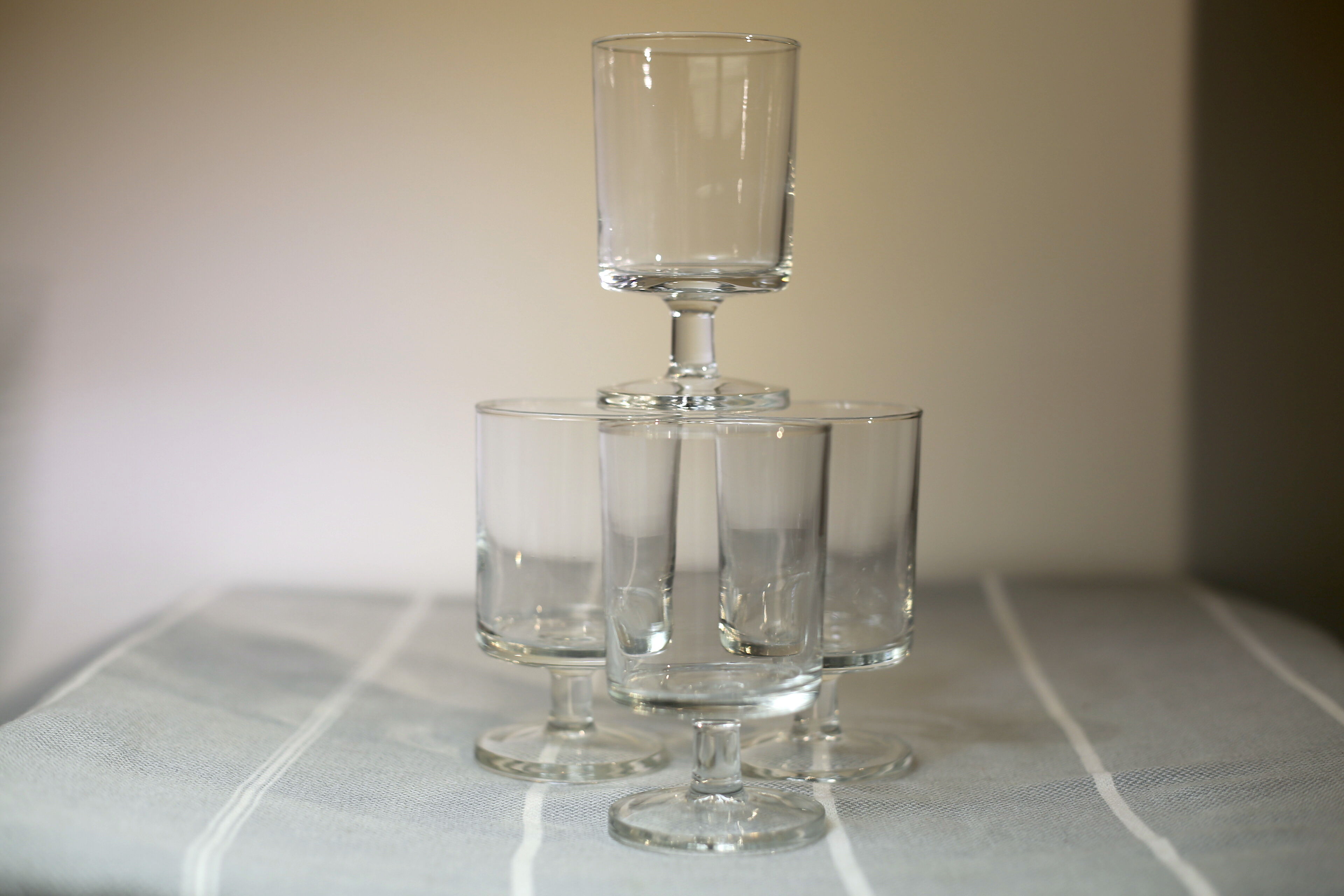 Vintage foot glasses Luminarc cavaliers model