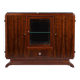 Vintage Art Deco French Sideboard with Marble Desk, 1930s