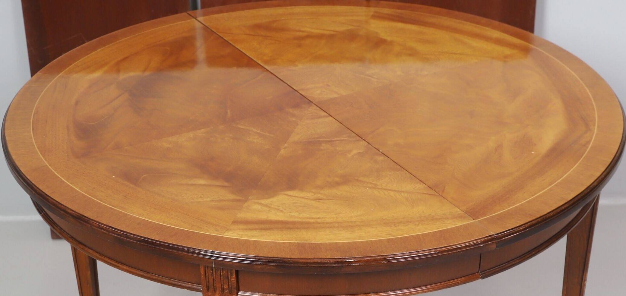 Vintage Scandinavian dining table in Gustavian style – 1960s, Denmark