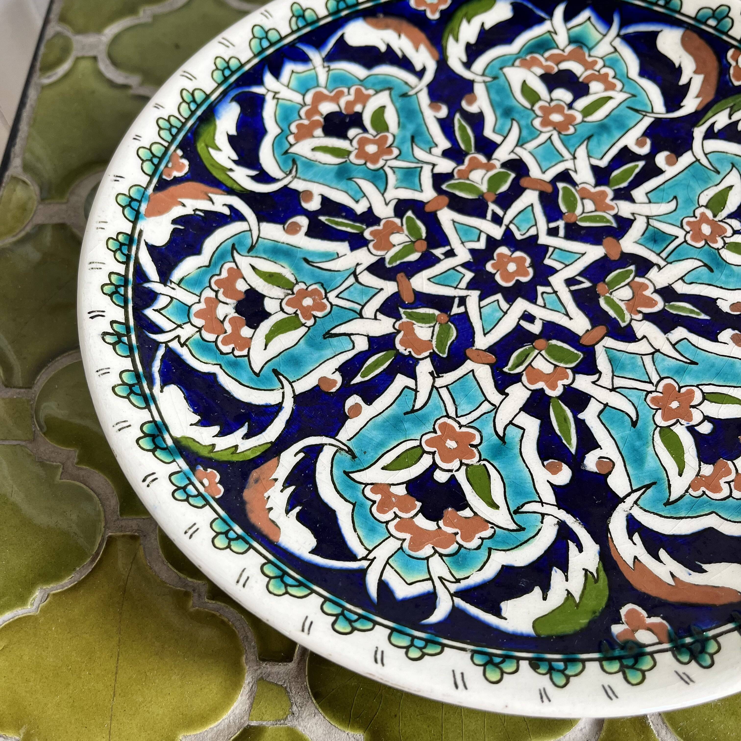 Antique ceramic plate from Türkiye