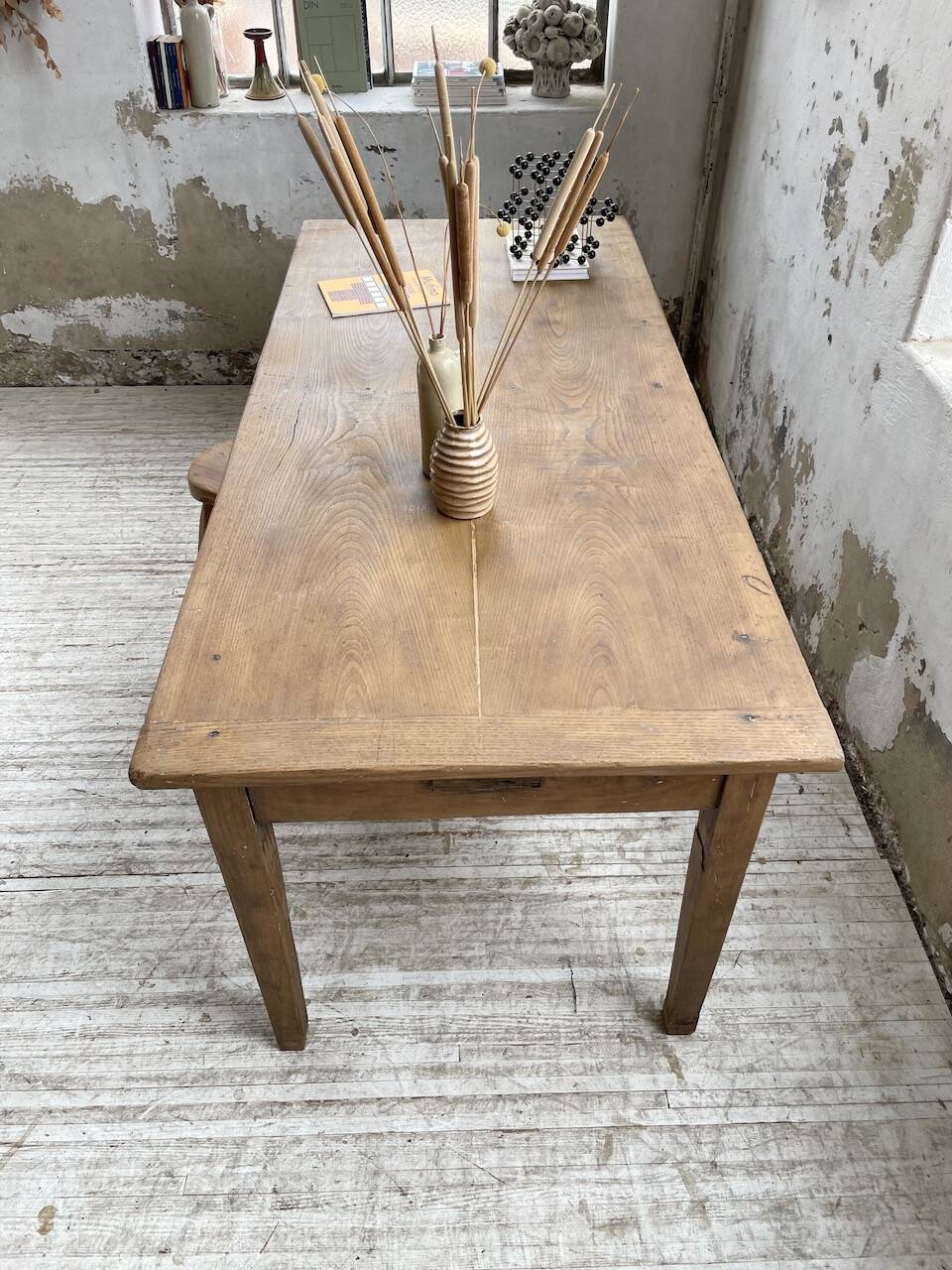Oak farm table 2m