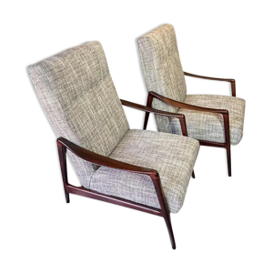 Paire de fauteuils vintage - scandinave