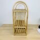 Vintage rattan wall shelf