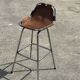 Tabouret de bar vintage Dal Vera sélectionné par Charlotte Perriand design 'Les Arcs'