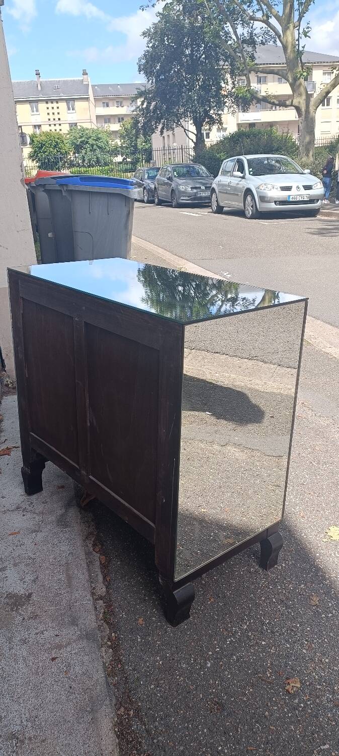 Commode miroir vintage