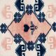 Vintage handmade Turkish rug 107x168 cm
