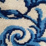 Cogolin carpet hand-knotted vintage France 128x70 cm