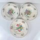 Set of 3 KG Lunéville "Réverbère" soup plates
