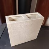 Vintage cracked ceramic vase