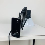 Fase metal accordion wall light, 70s