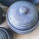 Service lavender blue sandstone plates