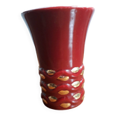 Vintage ceramic vase signed Arc