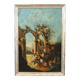 Nature morte antique, huile sur toile, Italie, 19e siècle