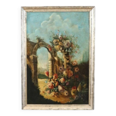 Antique Still Life, Oil On Canvas, Italy, 19th Century