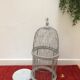 Vintage wooden birdcage H67cm