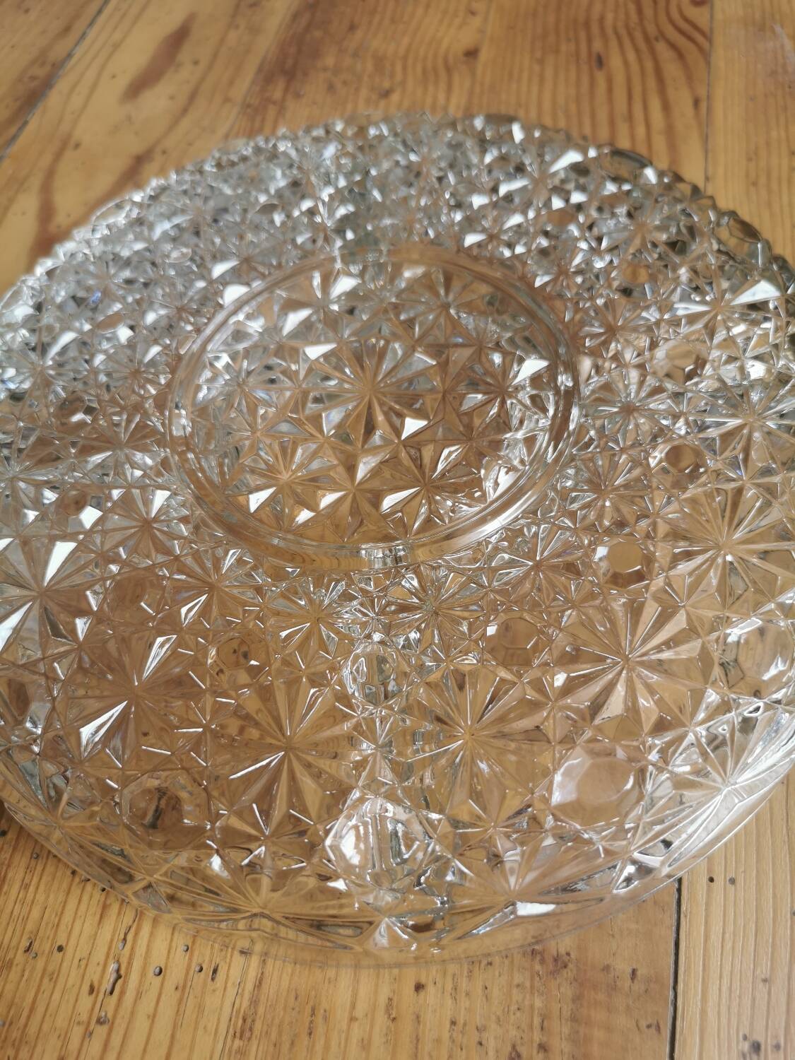 Vintage glass appetizer dish