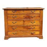 Old chest of drawers, oak, Louis Philippe style, early XX