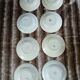 8 mismatched antique deep plates