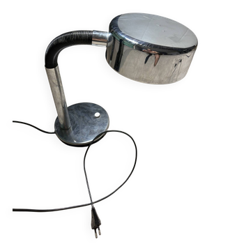Vintage chrome desk lamp Hustadt Leuchten (1970s)