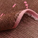 7x10 oversize pink hemp rug, 218x295cm