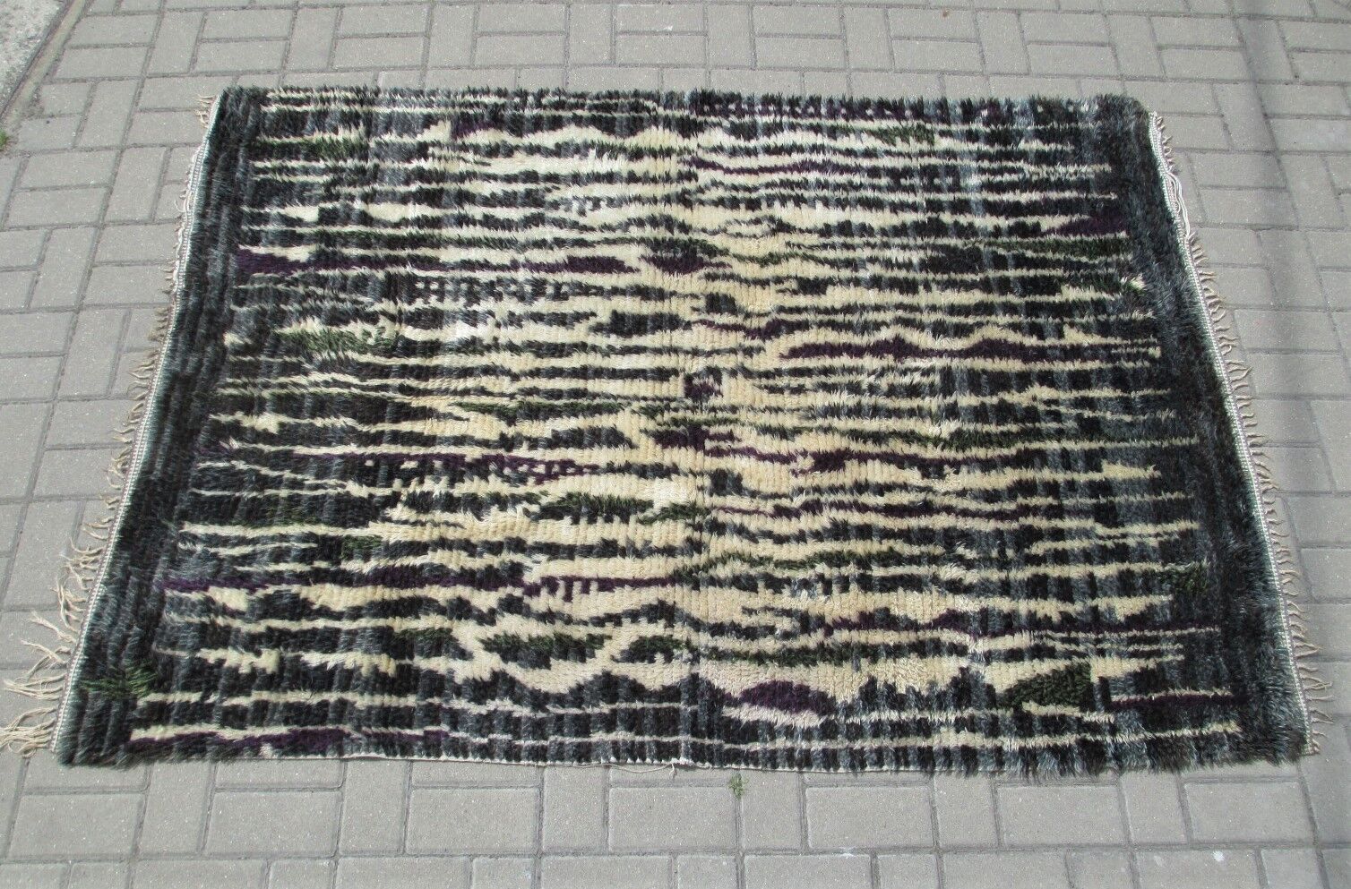 Tapis 195x140, Suède, années 1960