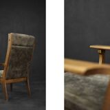 Rare Vintage Mid-Century Danish Modern Armchair Model GE 181 A from Getama