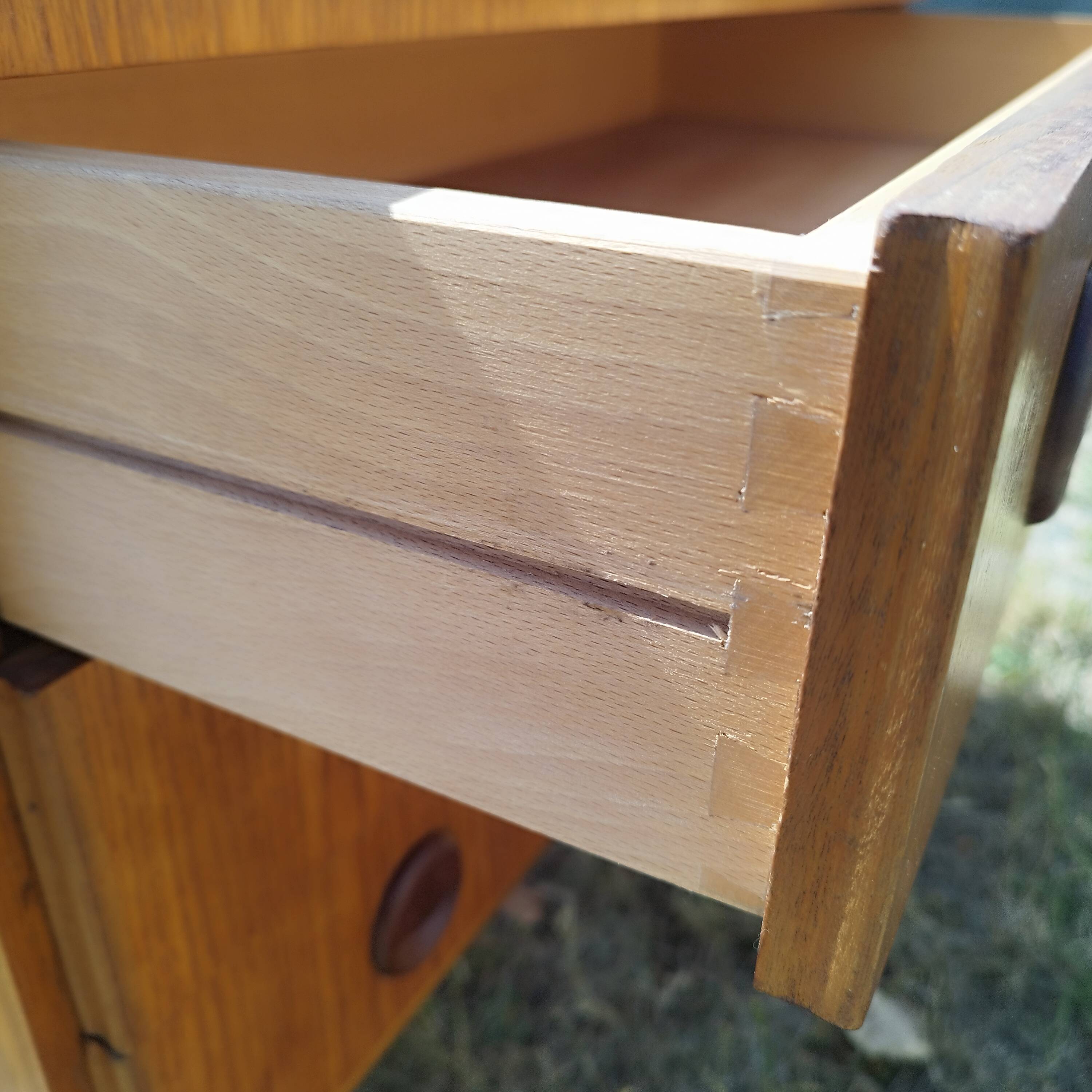 Vintage teak chest of drawers