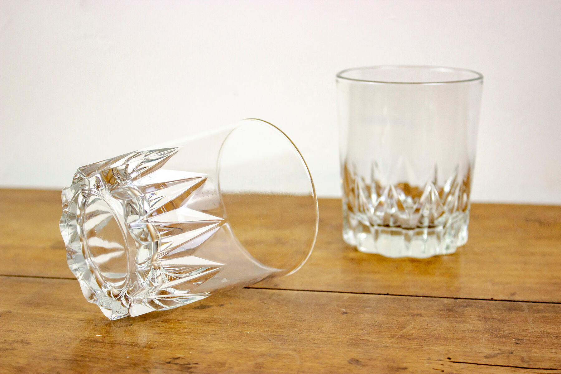 Paire de verres à eau/whisky - style art déco