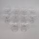 10 crystal champagne coupes from Saint Louis, model VIC.