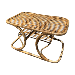 Table basse rotin