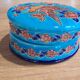 Antique box in Longwy enamels signed Nadia Finco
