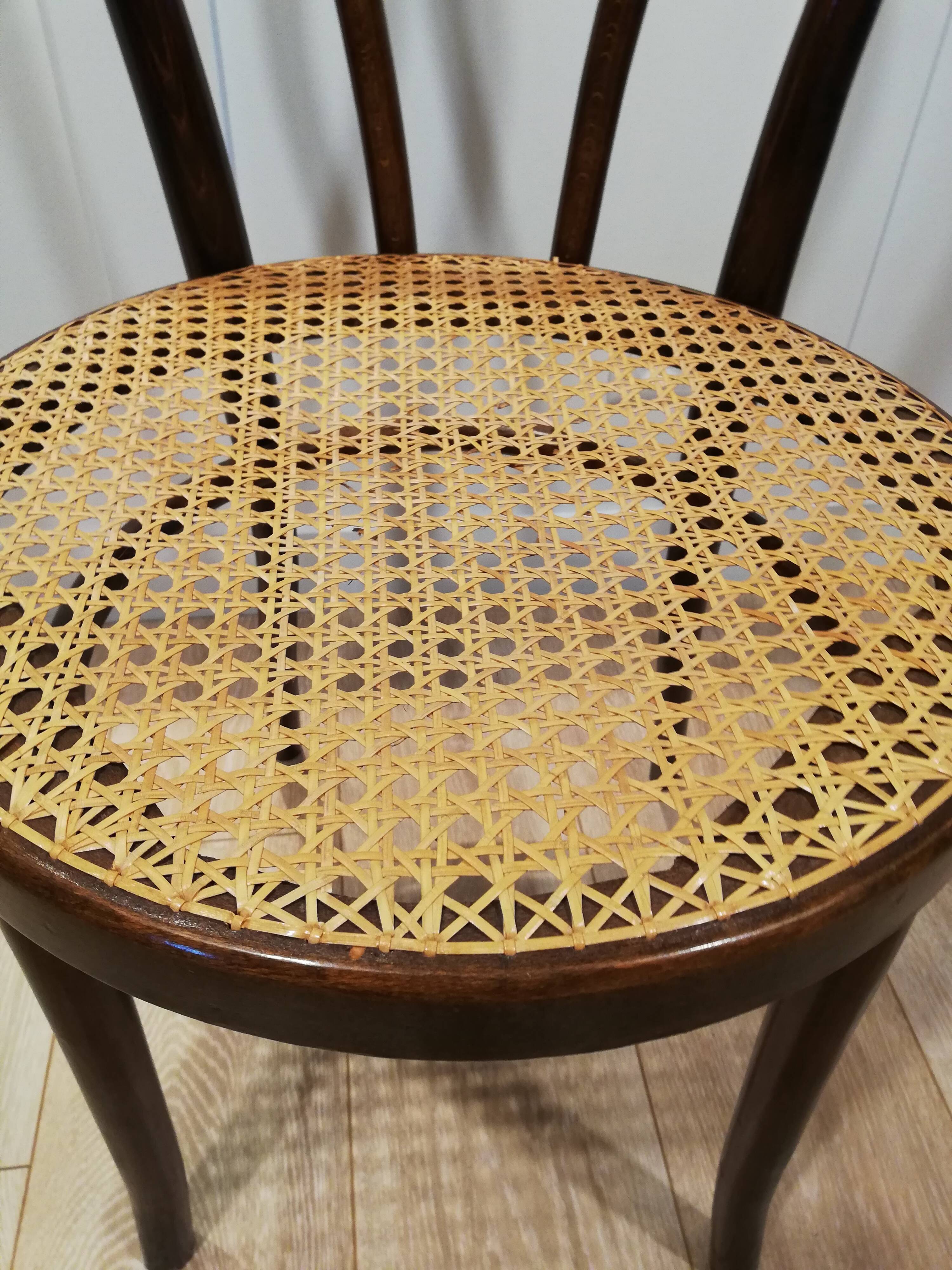 Lot of three bistro chairs