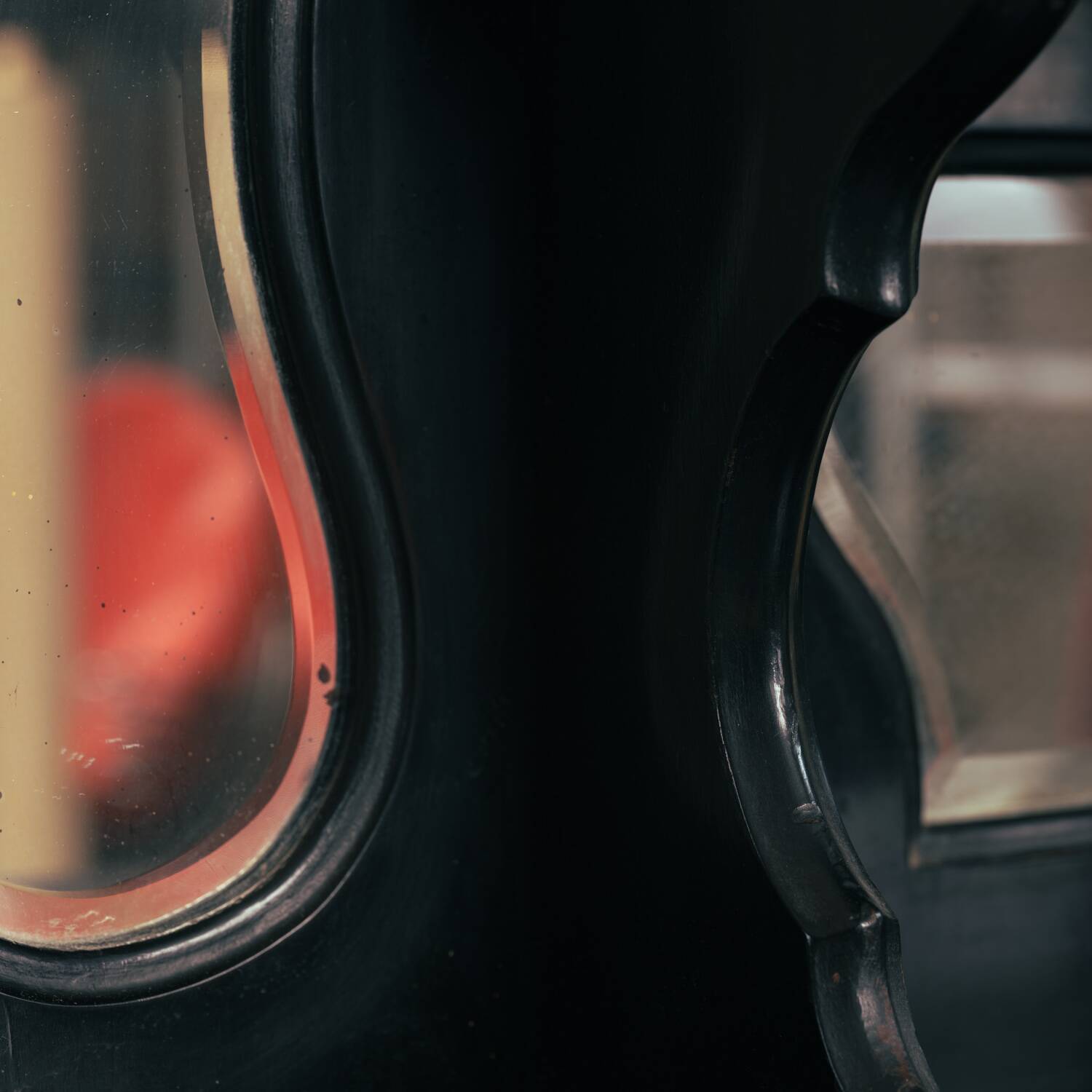 Arts crafts parlour glass display cabinet black ebonised chippendale england