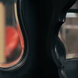 Arts crafts parlour glass display cabinet black ebonised chippendale england