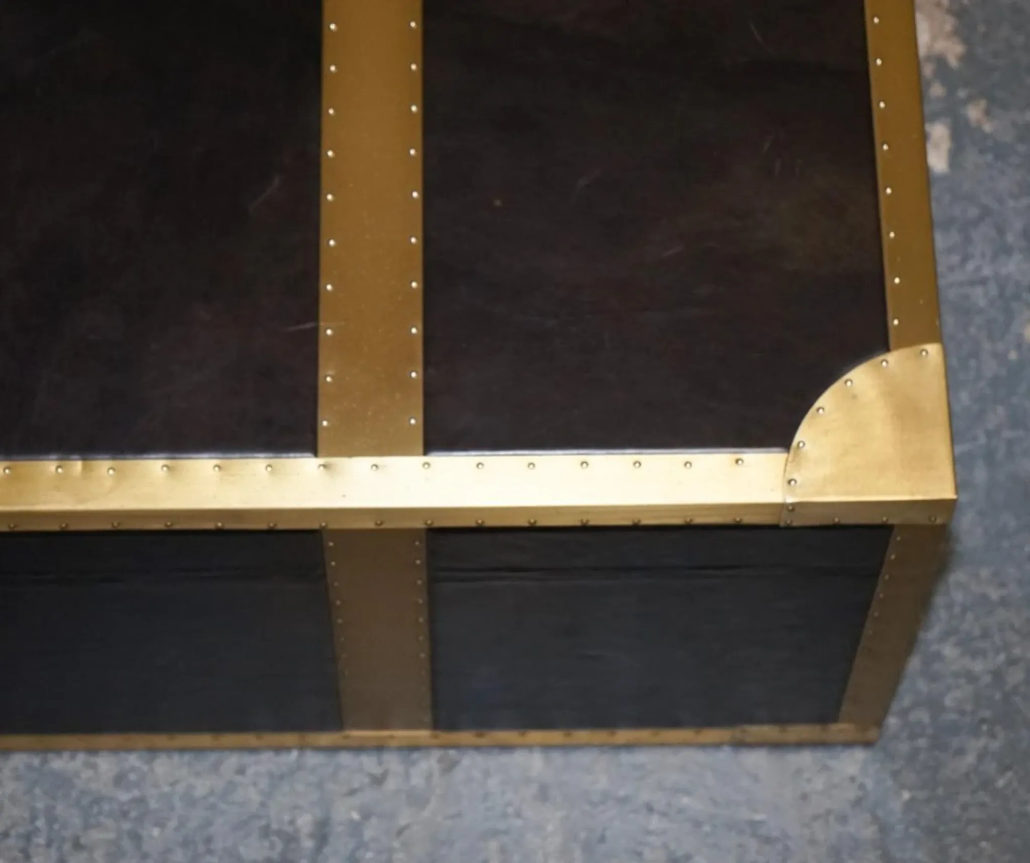 Cumberland Coffee Table with Red Velvet Lining by Timothy Oulton