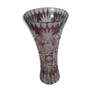 vase ancien en cristal