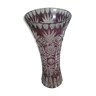 Ancient Bohemian crystal vase