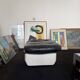 Pouf / ottoman vintage design – Space Age spirit – 60s/70s